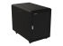 StarTech.com 15U 19" Server Rack Cabinet, 4 Post Adjustable Depth (6-32") Locking Knock Down Network/Computer Equipment Enclosure, Mobile with Glass Door & Casters, HP ProLiant ThinkServer - Vänster vinkel