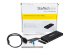 StarTech.com M.2 SSD-kabinett för M.2 SATA SSD-enheter - Framsidan