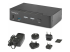 StarTech.com 2-Port DisplayPort KVM Switch, 8K 60Hz / 4K 144Hz, Single Display, DP 1.4, 2x USB 3.0 Ports, 4x USB 2.0 HID Ports, Push-Button & Hotkey Switching, TAA Compliant - Höger vinkel
