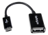 StarTech.com 12 cm Micro USB till USB OTG-värdadapter (på-språng) M/F - Framsidan
