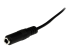 StarTech.com 2m Slim 3.5mm Stereo Extension Audio Cable - Höger vinkel