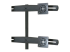 Ergotron DS100 Quad-Monitor Desk Stand - Närbild