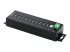 StarTech.com 10-Port Industrial USB 2.0 Hub, Rugged USB Hub w/15kV Air/8kV Contact ESD Level 4 Protection, DIN/Wall/Desk Mountable USB-A Hub, Multiport USB Hub with Locking Ports - Höger vinkel