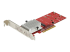 StarTech.com x8 Dual M.2 PCIe NVMe SSD Adapter - Vänster vinkel