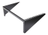 StarTech.com Vertikal väggmonterbart serverrack - Tillbaka