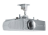 SMS Aero Light - Monteringssats (takmontering, adapterplatta) - 