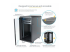 StarTech.com 18U 19" Server Rack Cabinet, 4 Post Adjustable Depth (6-32")Locking Knock Down Network/Computer Equipment Enclosure, Mobile with Glass Door & Casters, HP ProLiant ThinkServer - Höger vinkel
