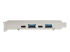 StarTech.com 4-ports USB PCIe-kort - Vänster sida
